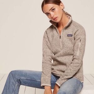 Patagonia Better Sweater Fleece Quarter Zip Pullover Jacket Women's Size XS